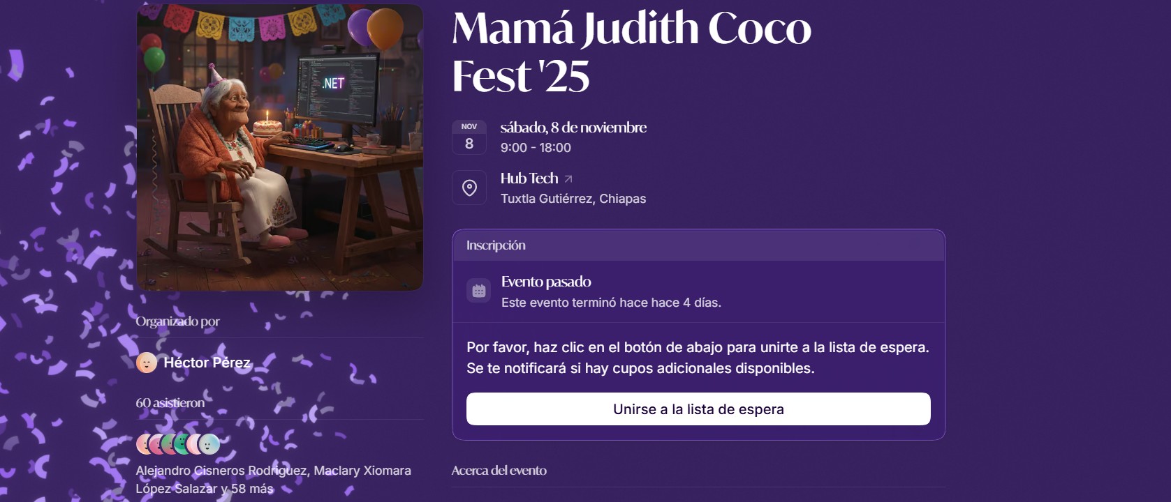 Judit Coco Fest evento